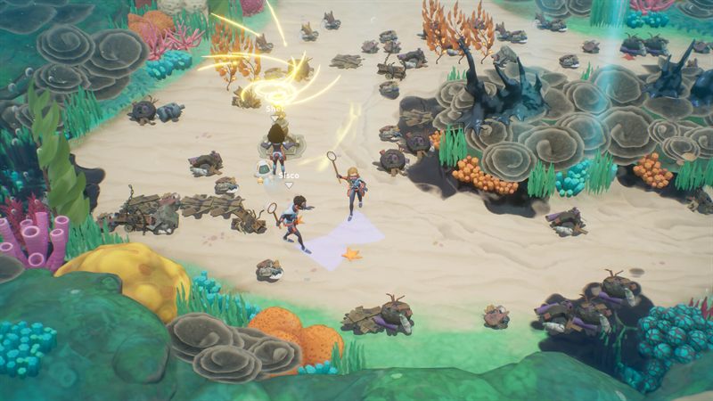 Coral Island: diving on the coral reef