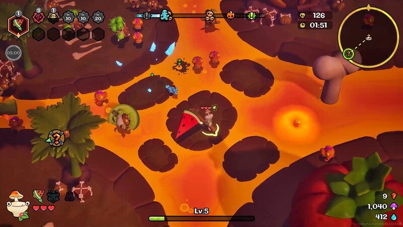 Funguys Swarm: the lava world