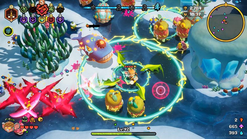 Funguys Swarm: battle in the snow world